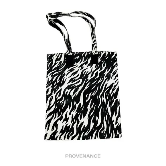🔴 Gucci Garden FUOCO Zebra Cotton Tote Bag - Black/White - Picture 2 of 8